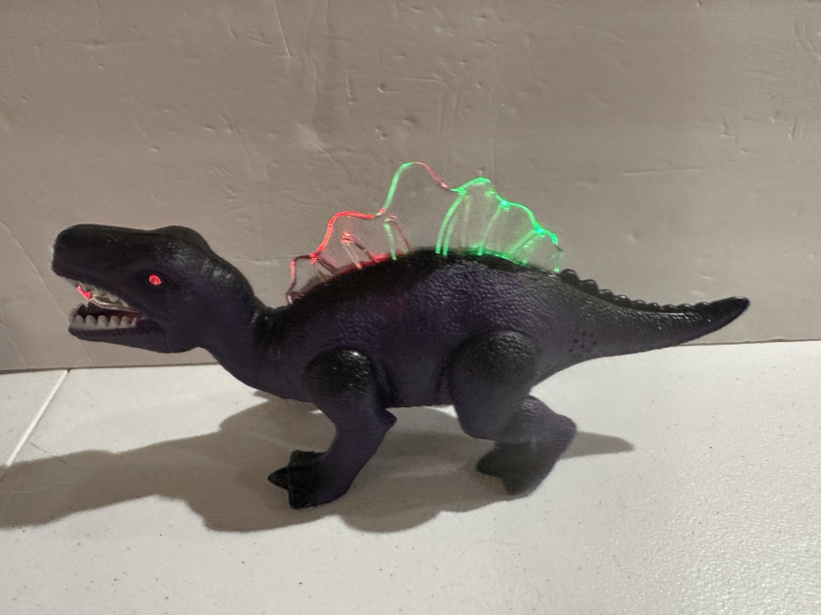 Dinosauro giocattolo Steam Life Walking - Walks Roars si illumina viola testato funziona