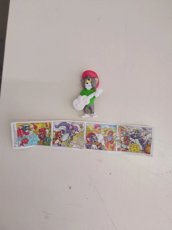 Kinder sorpresa Ferrero serie Tom e Jerry 1998 + cartina