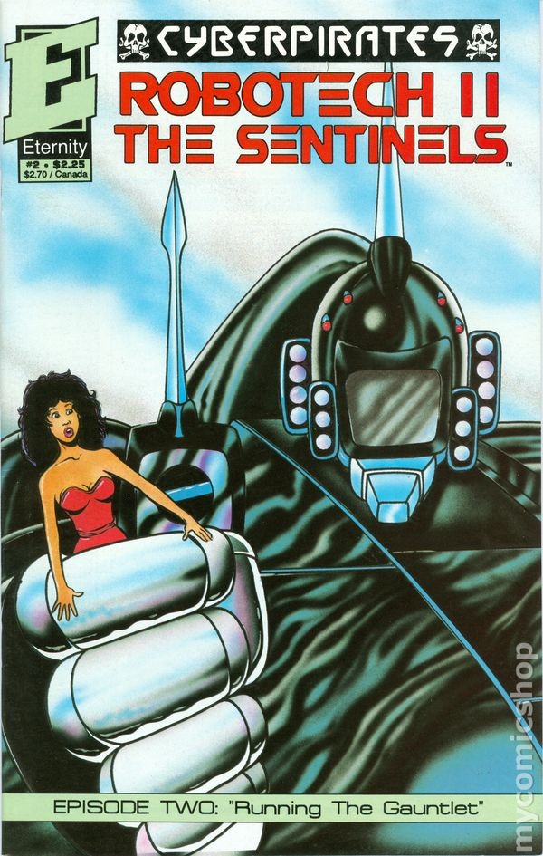 Robotech 2 Le Sentinelle I Cyberpirati #2 VG 1991 Immagine Stock Basso Grado