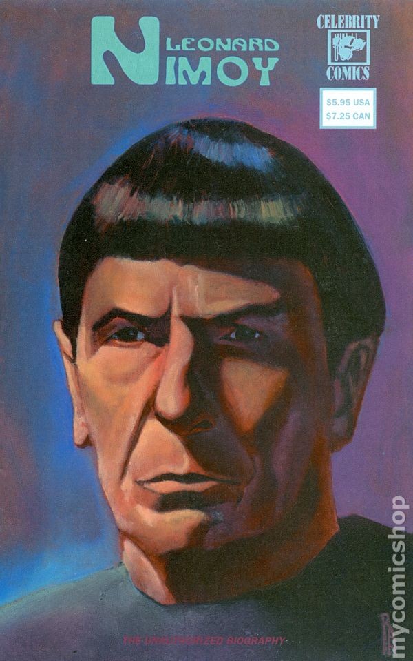 Leonard Nimoy La Biografia Non Autorizzata #1 FN- 5.5 1992 Immagine Stock Basso Grado