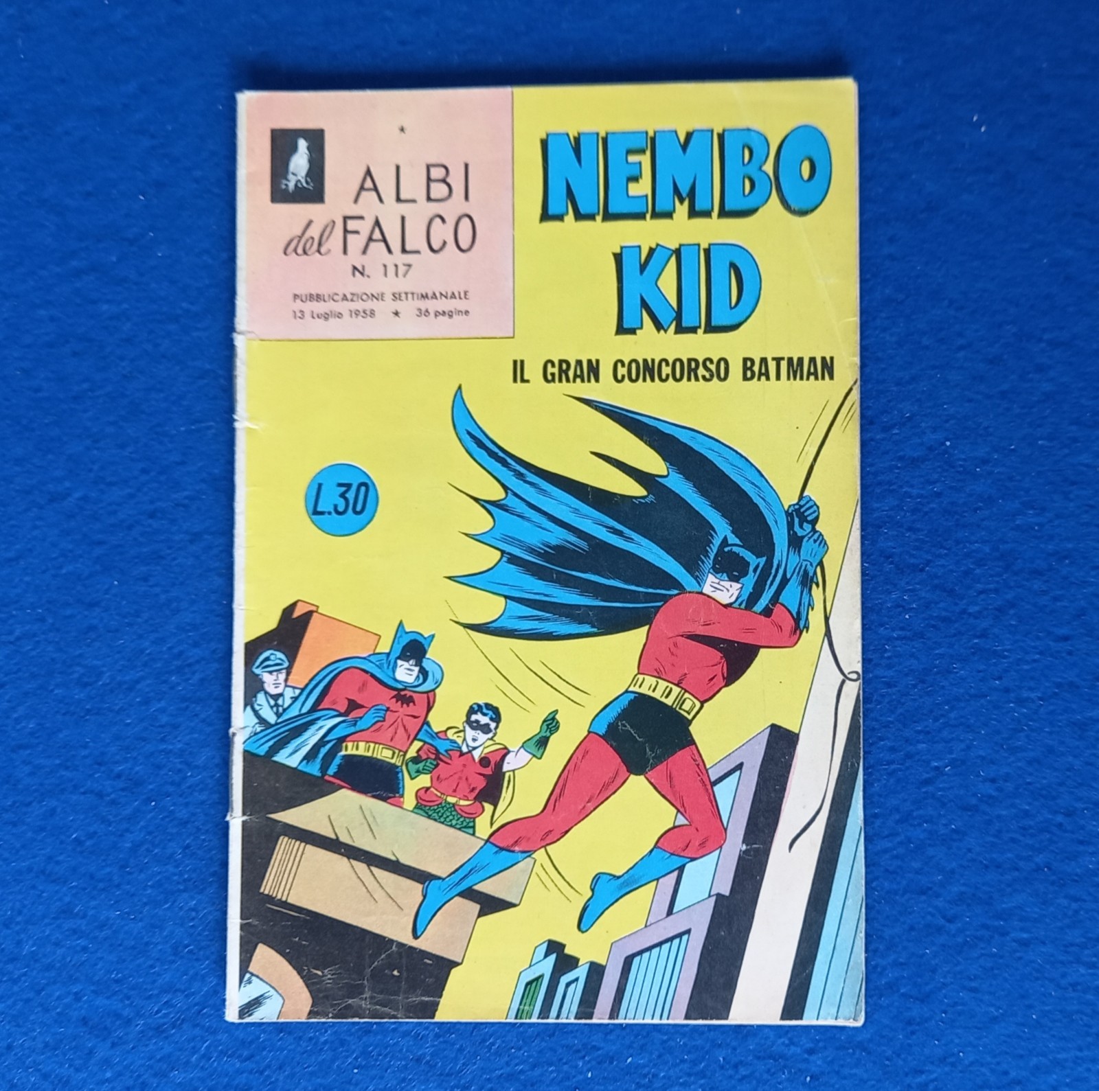 SUPERMAN NEMBO KID 117 - Del 1958 - OTTIMO. Albi Del Falco. Leggi des