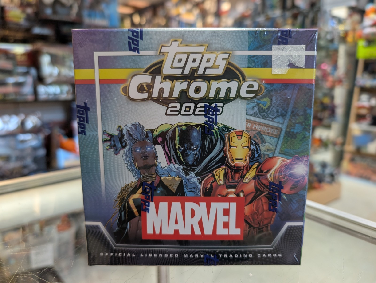 2026 Topps Chrome Marvel Mega Box Factory Sealed | 56 Cards Per Box