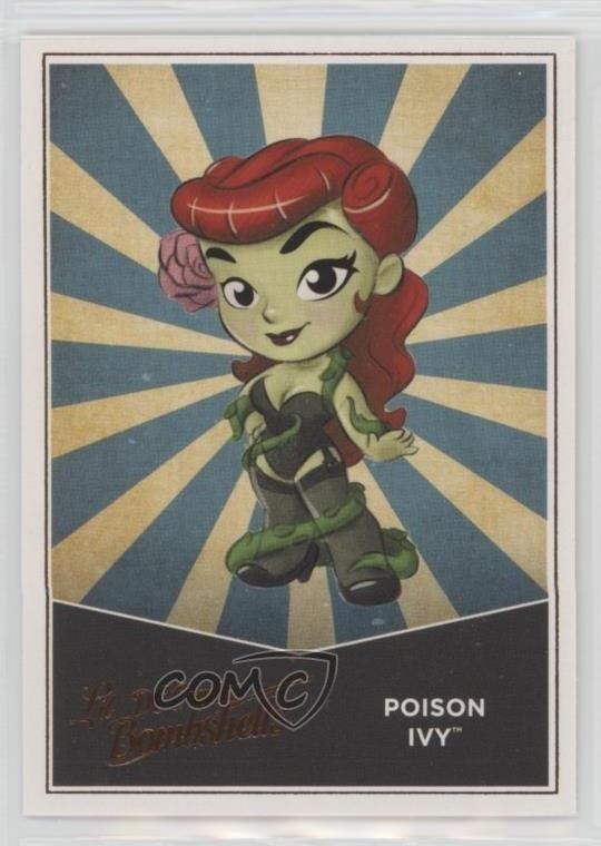 2017 Cryptozoic DC Bombshells Lil rame deco lamina edera velenosa #L04 d8k