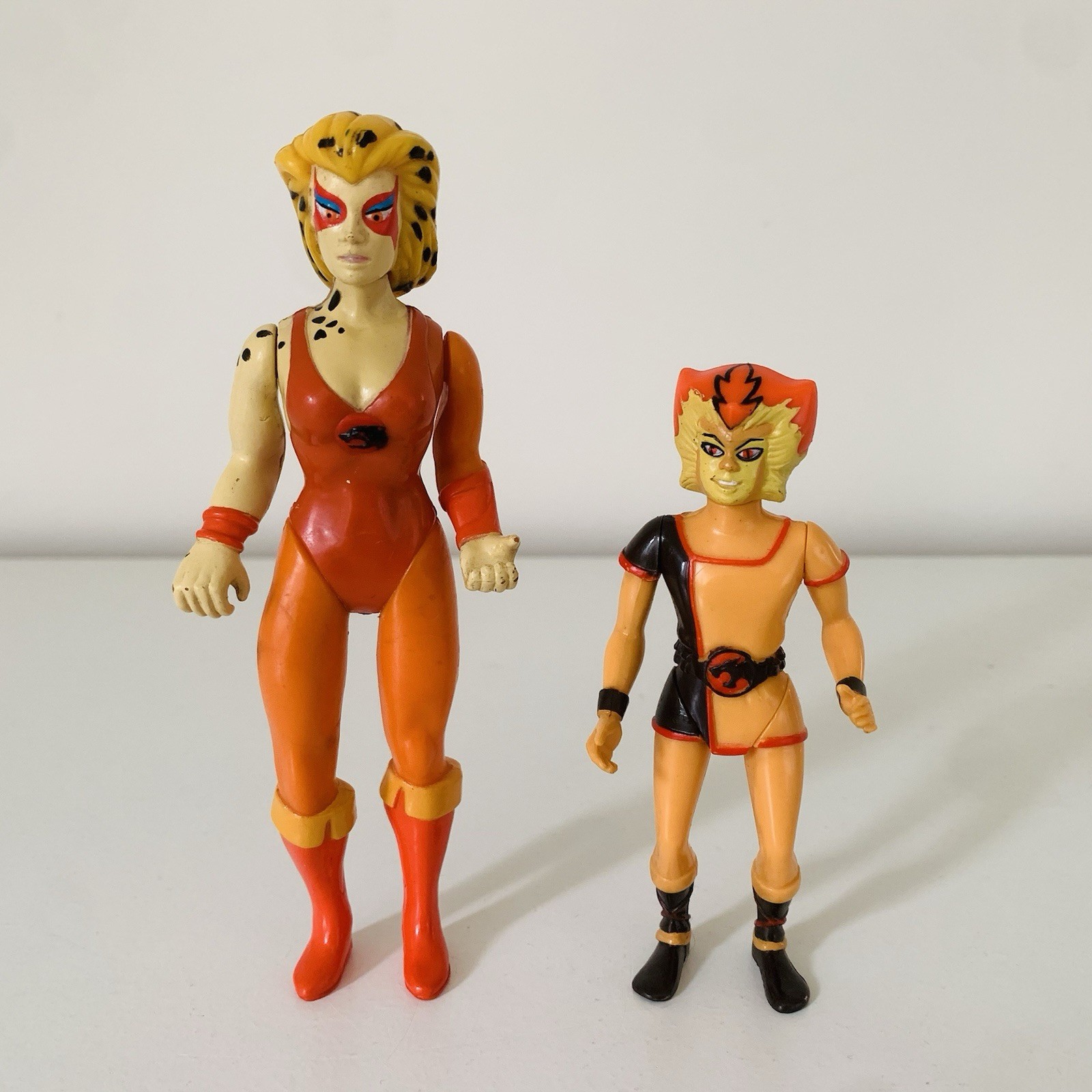 Pacchetto action figure Thundercats Cheetara & Wilykat LJN Toys vintage anni 80