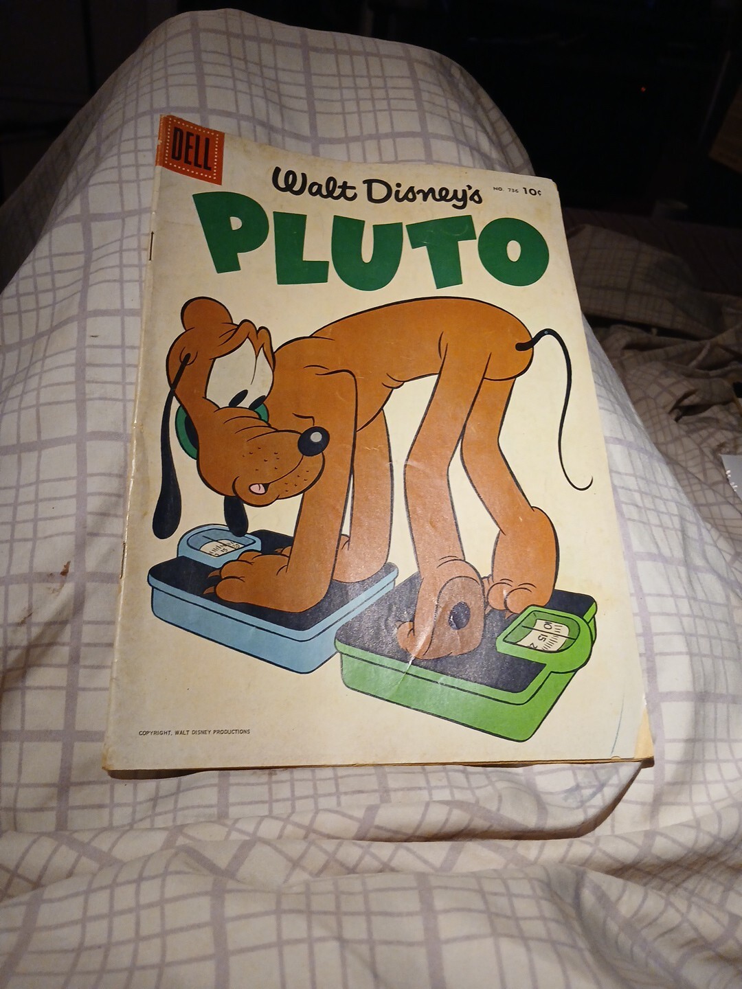 Walt Disney's COMIC BOOK 10 centesimi Plutone - #736 (#5) 1956 Dell imballato e imballato