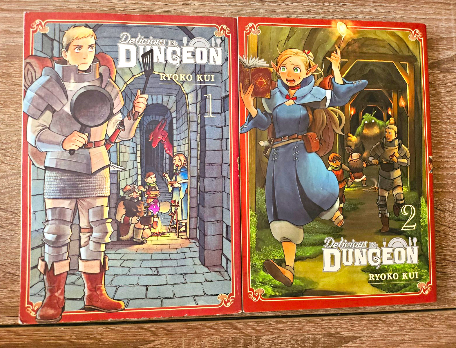 Delicious in Dungeon Manga Volumes 1-2 Softcover (English) Ryoko Kui Yen Press