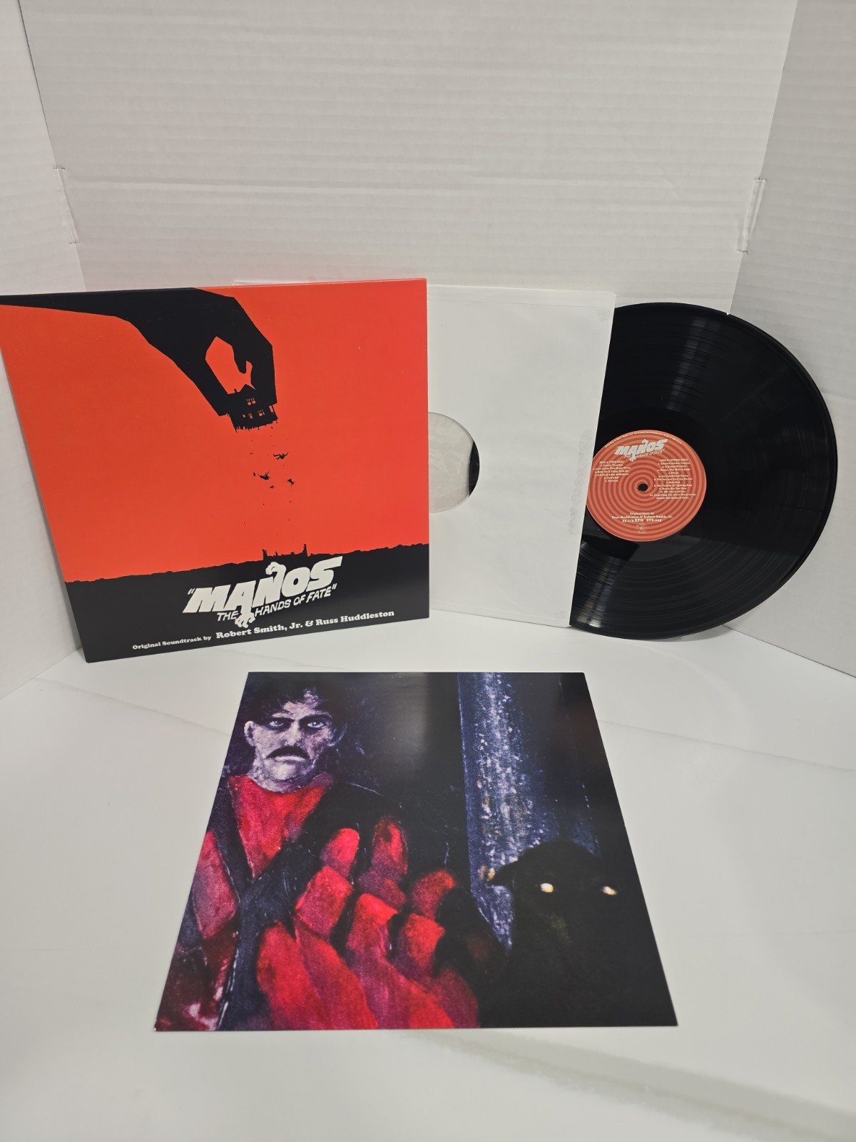 🎃 Manos The Hands Of Fate 2015 OST Black Vinyl LP OOP Horror Soundtrack MINT