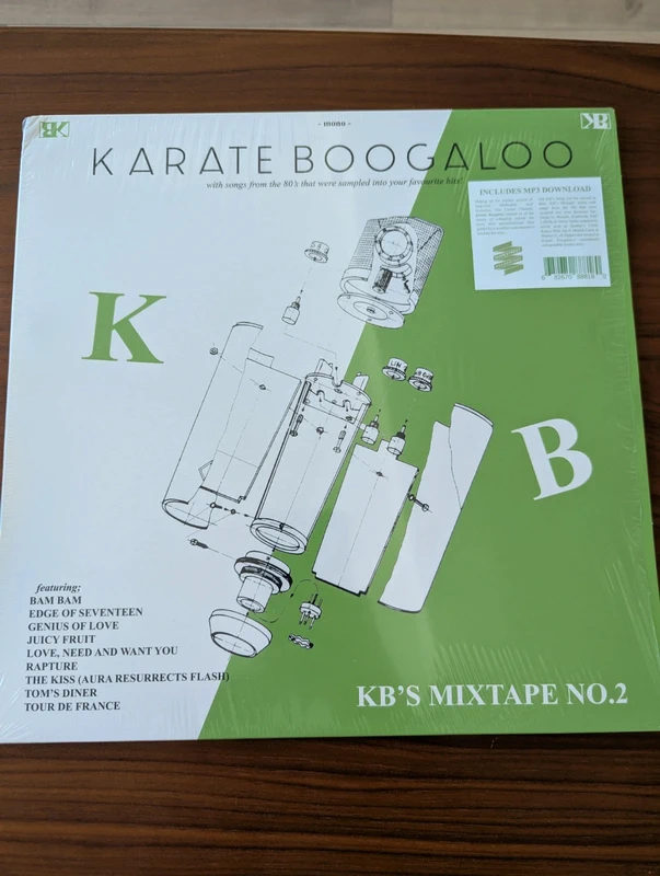 Vinyle karate Boogaloo KB's Mixtape no 2.