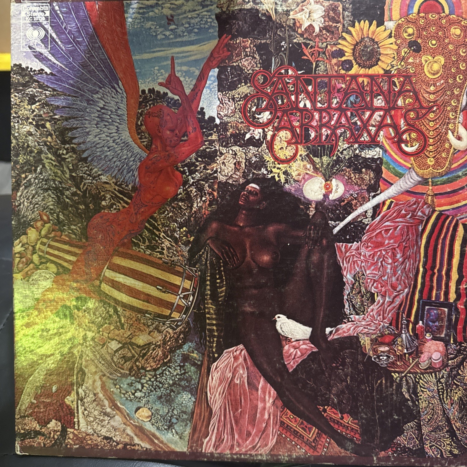 Santana Abraxas Gatefold Vinyl Record Album Original 1970 Vintage