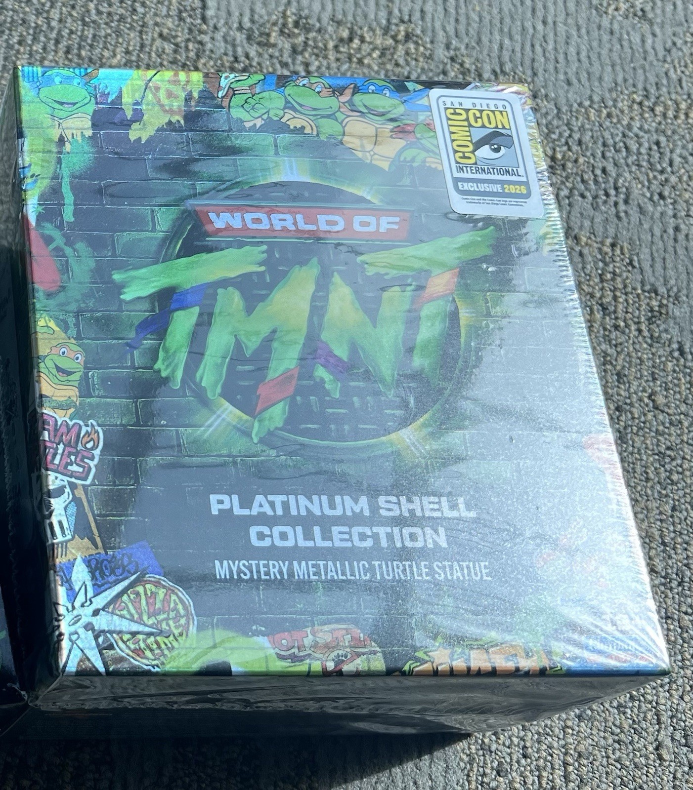 SDCC 2026 TMNT Platinum Shell Collection Mystery Box Figura Esclusiva SIGILLATA