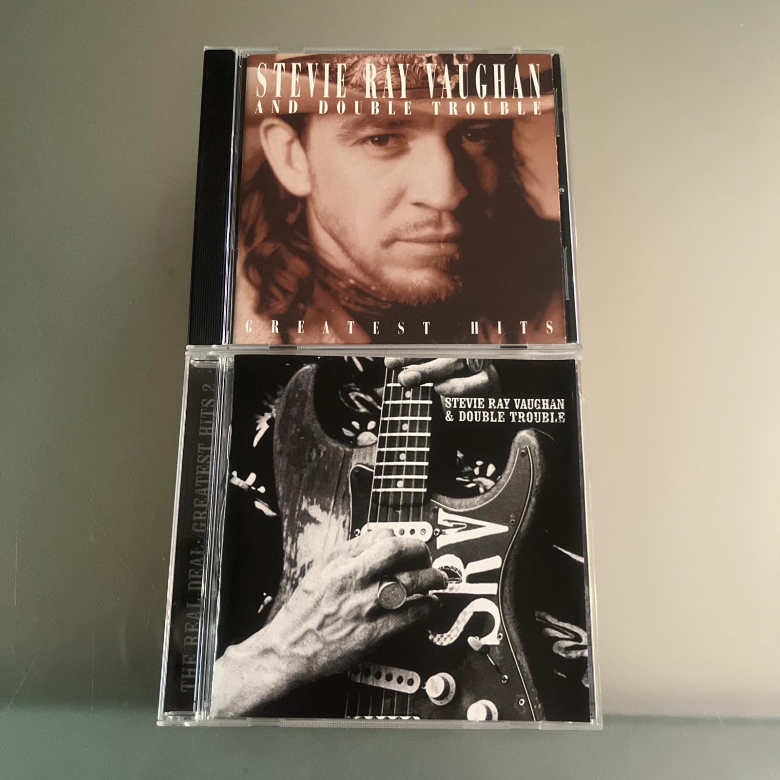 Stevie Ray Vaughan & Double Trouble 2 💿 LOT: Greatest Hits 1 & 2 | EX DISCS