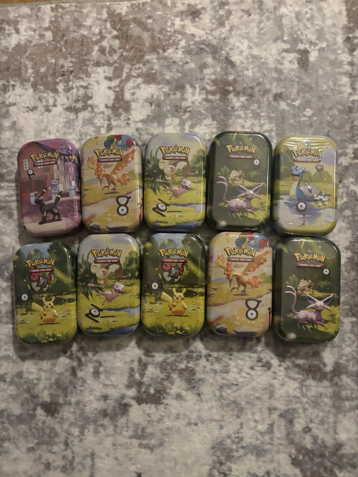 Pokémon 30th Celebration Tins Bundle x10 Brand New Sealed Pokemon TCG