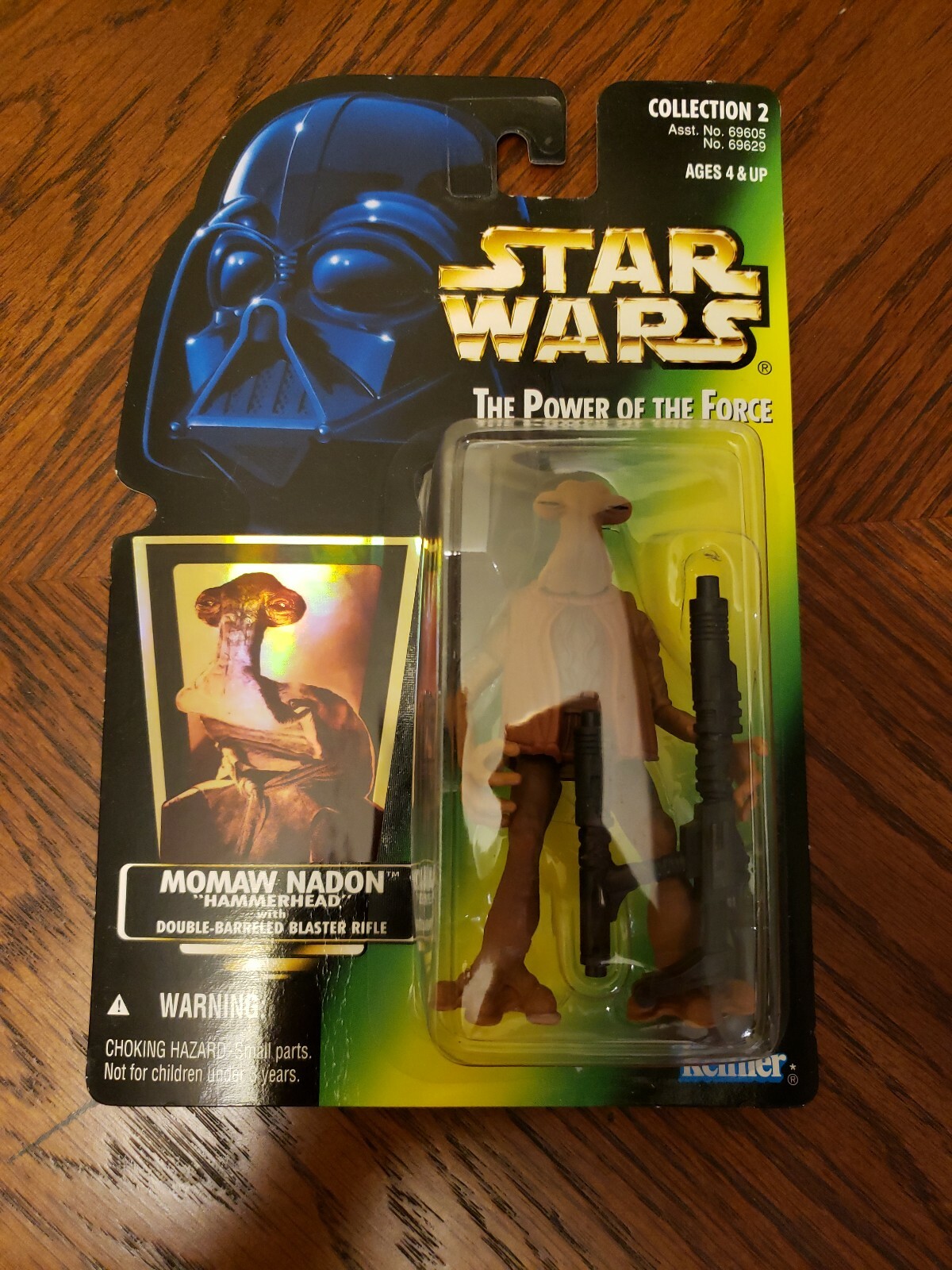 Kenner Star Wars POTF Momaw Nadon Hammerhead w/Double-Barreled Blaster Rifle MOC