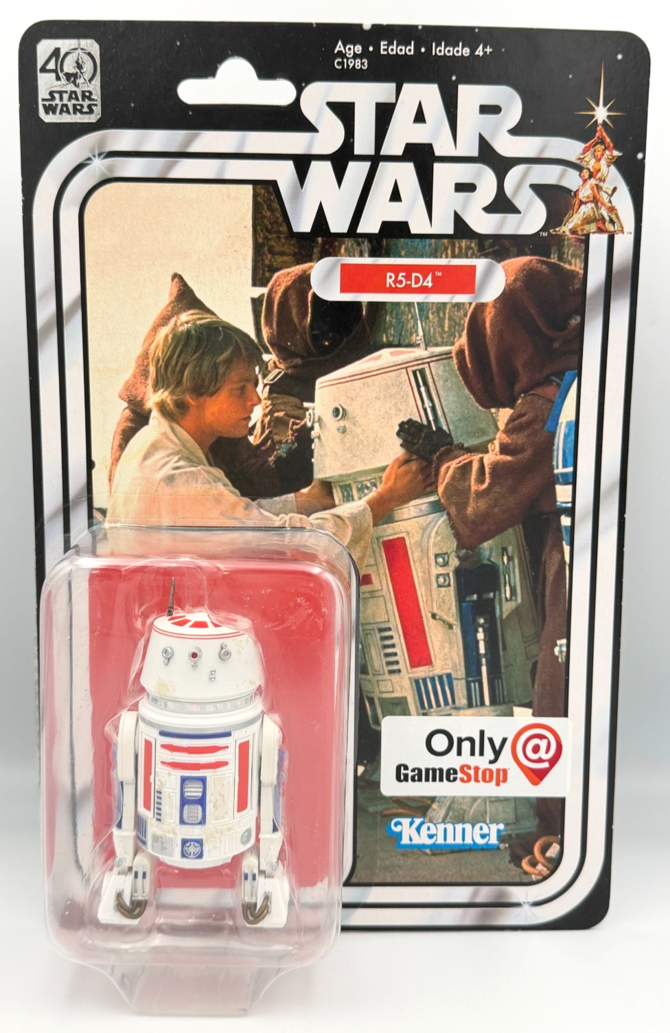 Star Wars Black Series Classic Card 40th Anniversary R5-D4 Modellino Nuovo con scatola