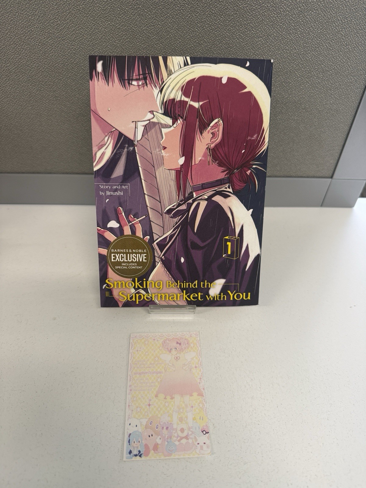 Smoking Behind the Supermarket With You Manga Volume 1 Copertina Barnes & Noble