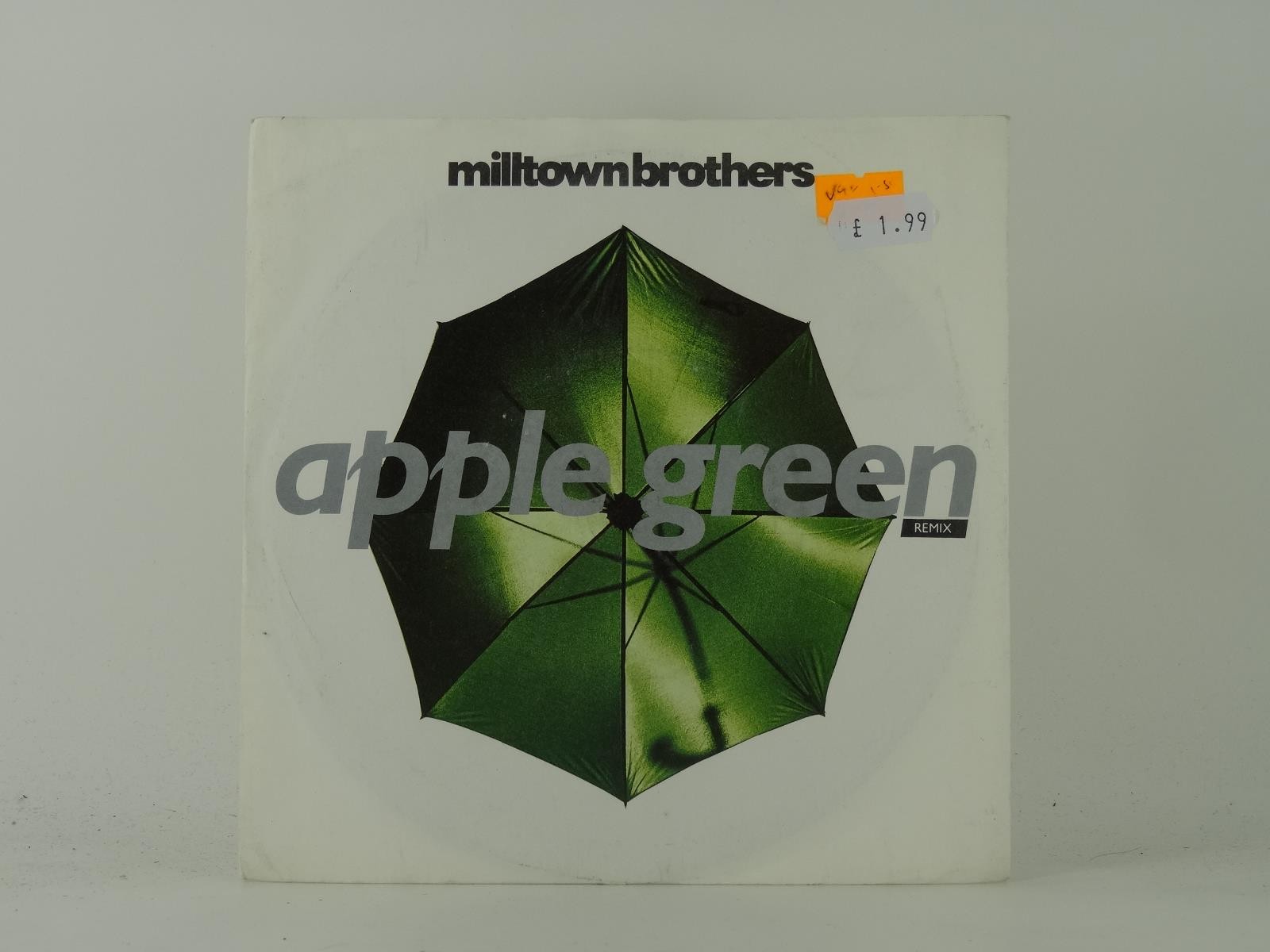 MILLTOWN BROTHERS APPLE GREEN (6) 2 Track 7" Single plus Picture Sleeve A&M RECO