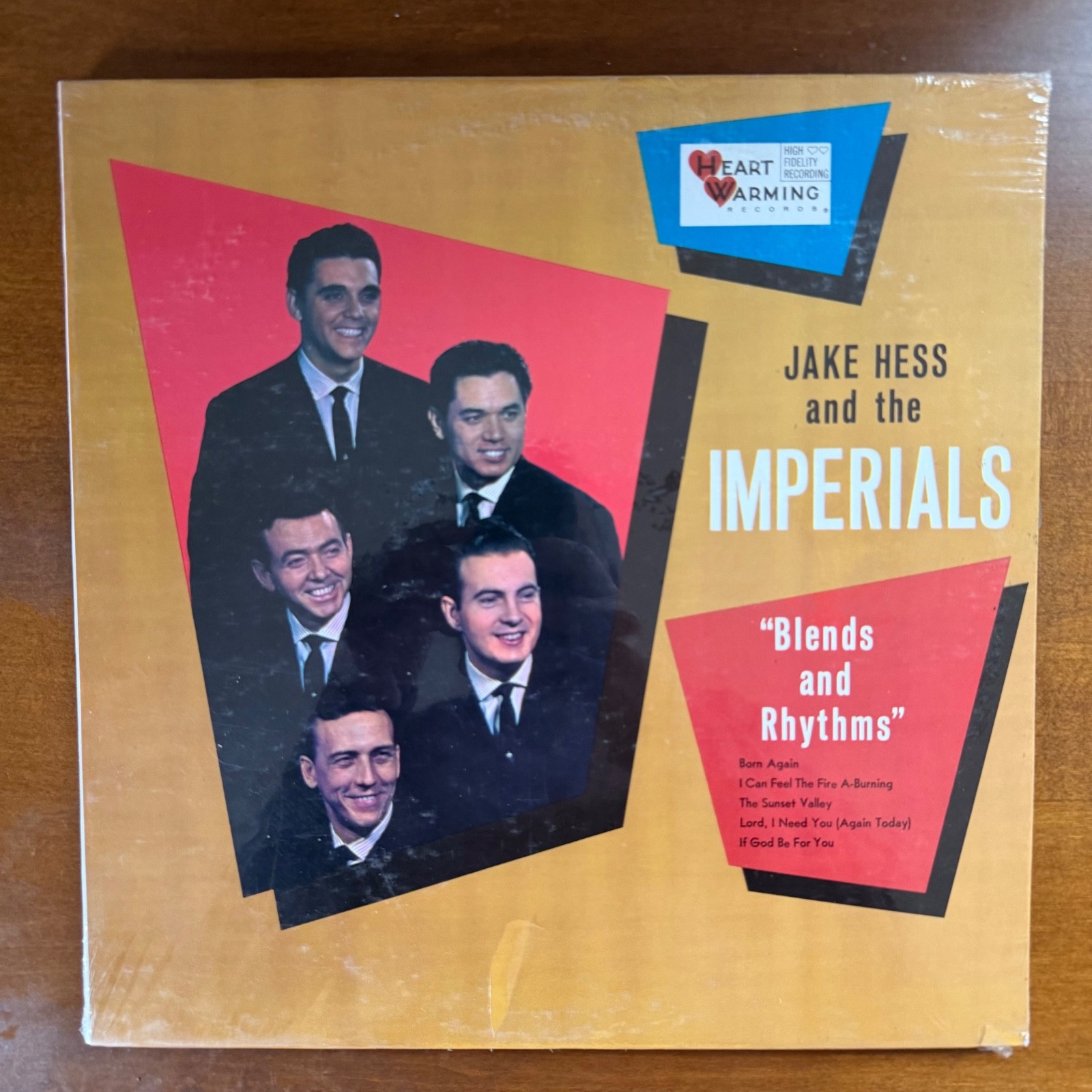 JAKE HESS and The IMPERIALS "Blends and Rhythms" 1964 LP.  BRAND NEW SEALED!