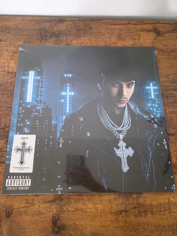Vinile Vangelo di Shiva marmorizzato blu