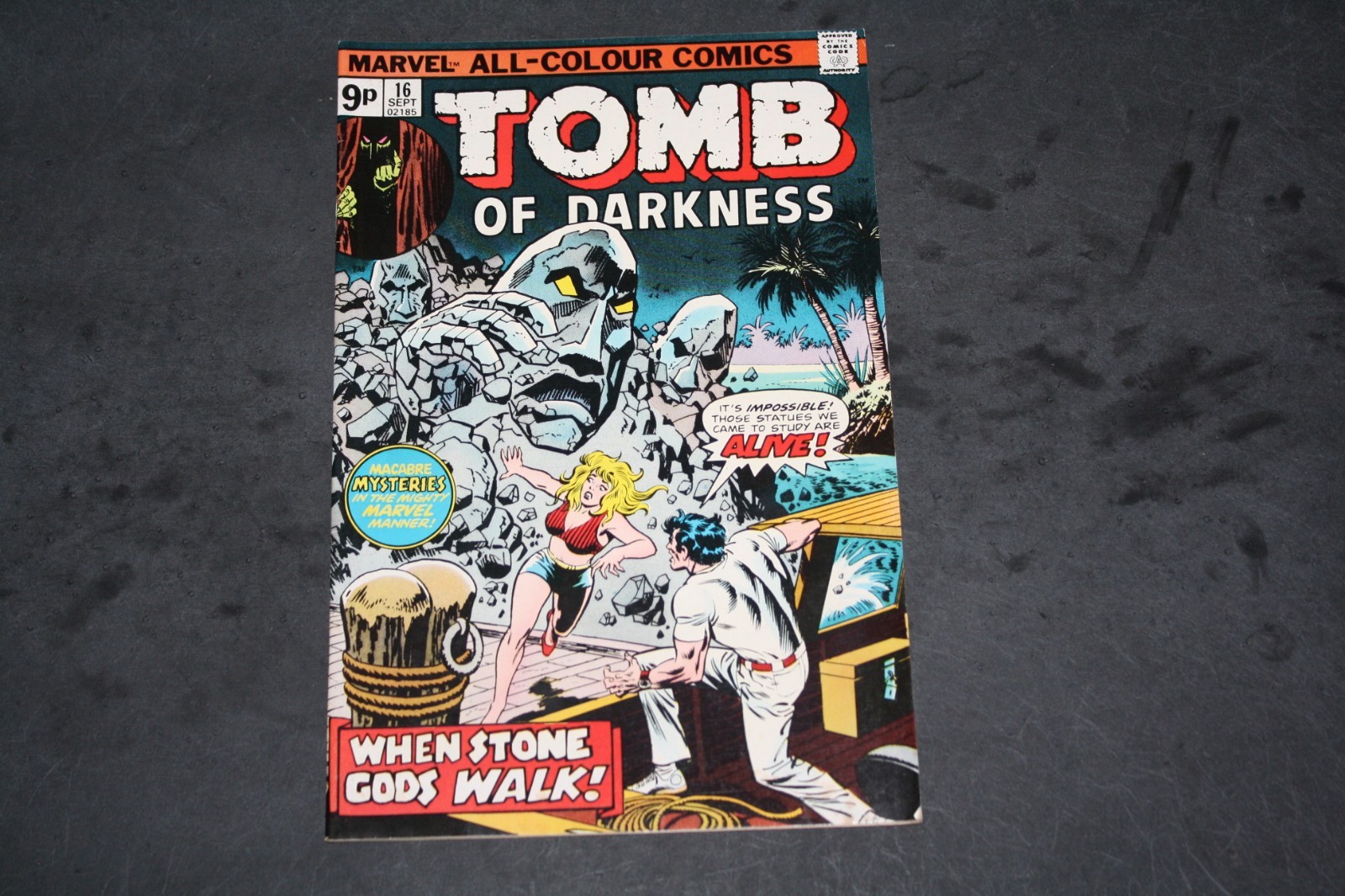 Tomb Of Darkness #16 - UK Marvel Comics - Rare 1975 Stan Lee Horror Story!