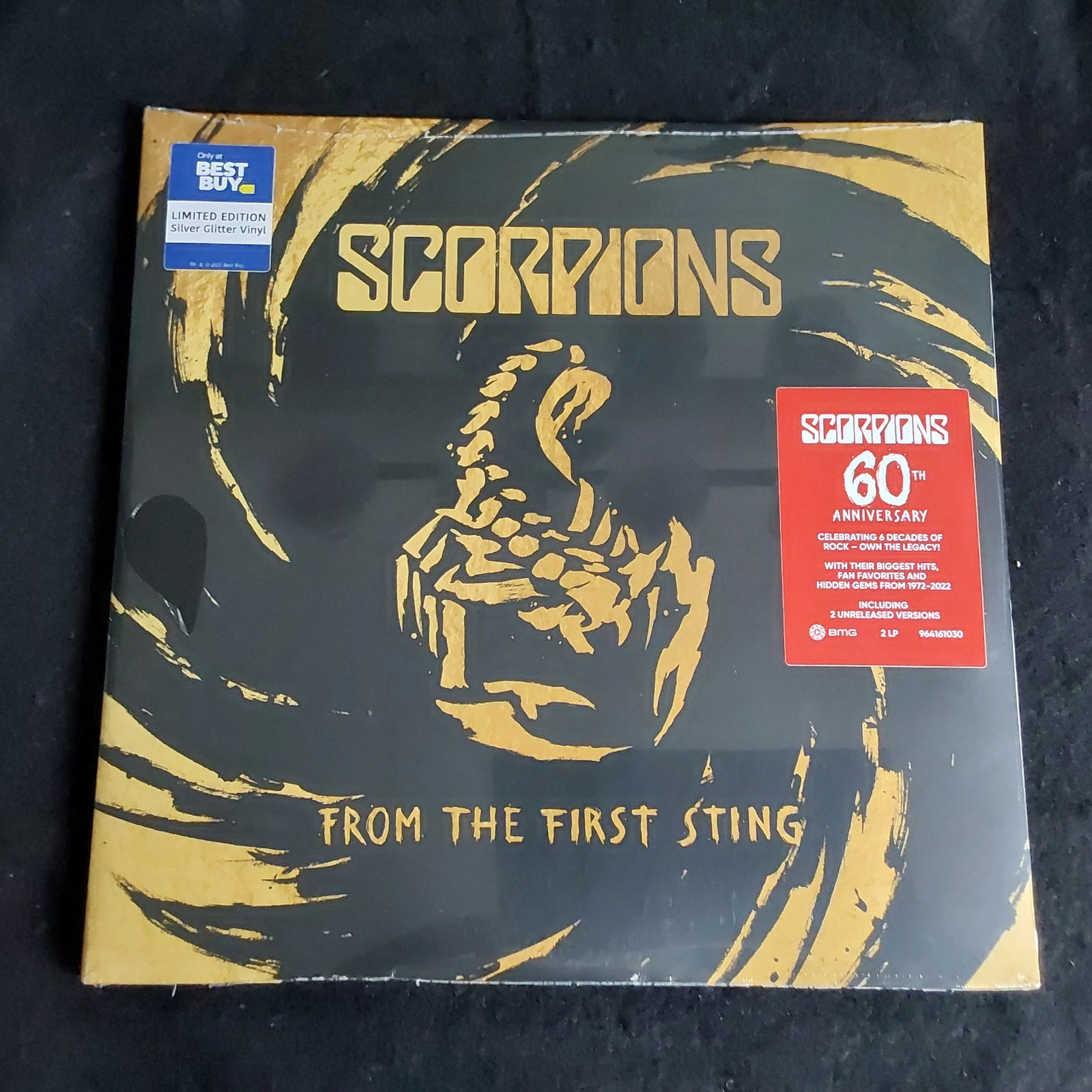 Scorpions~From The First Sting~Best Buy 2LP Limited Edition Silver Glitter Vinyl