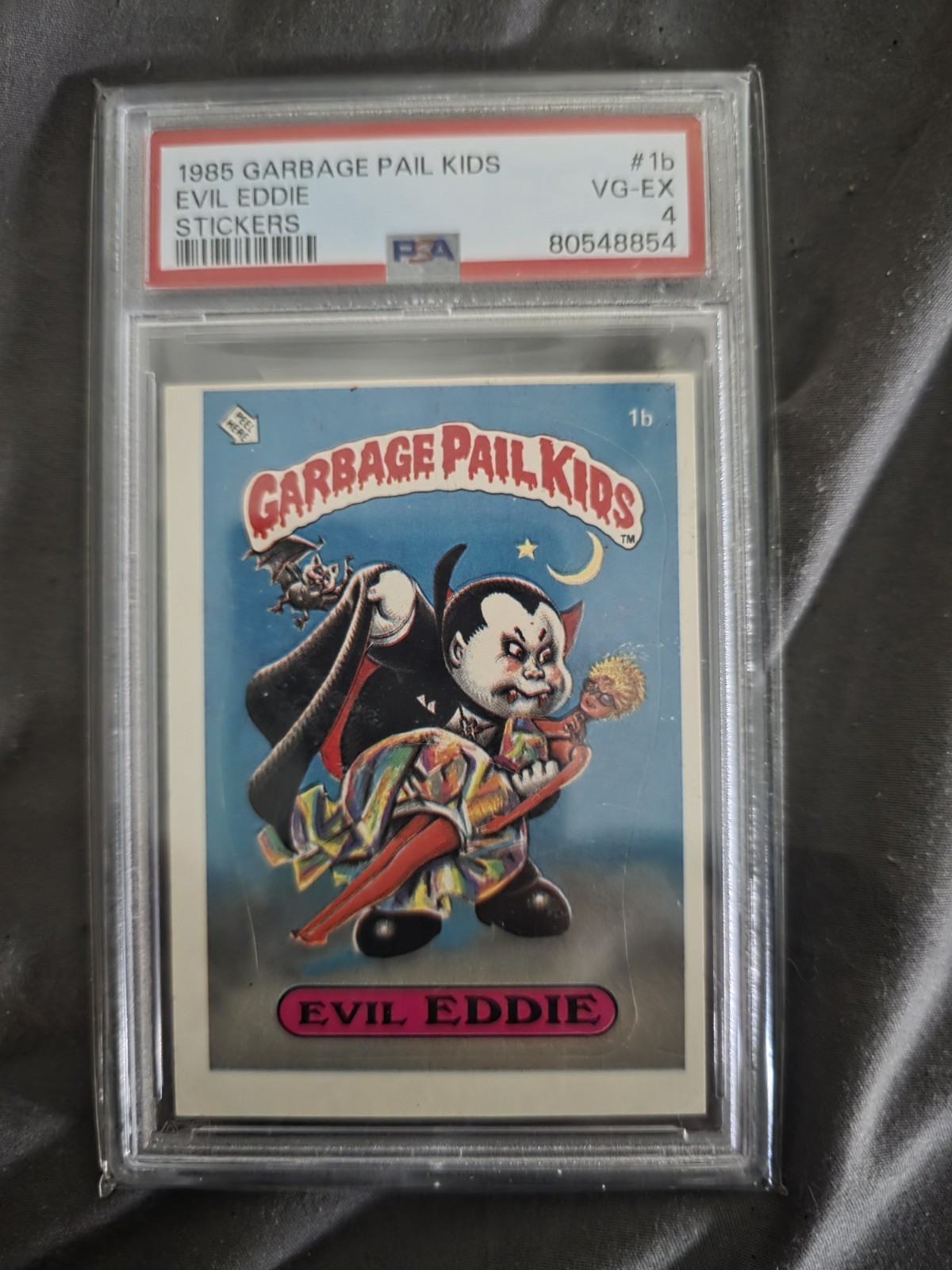 Topps Garbage Pail Kids 1985 1st Series 'Nasty Nick' Collectible Card