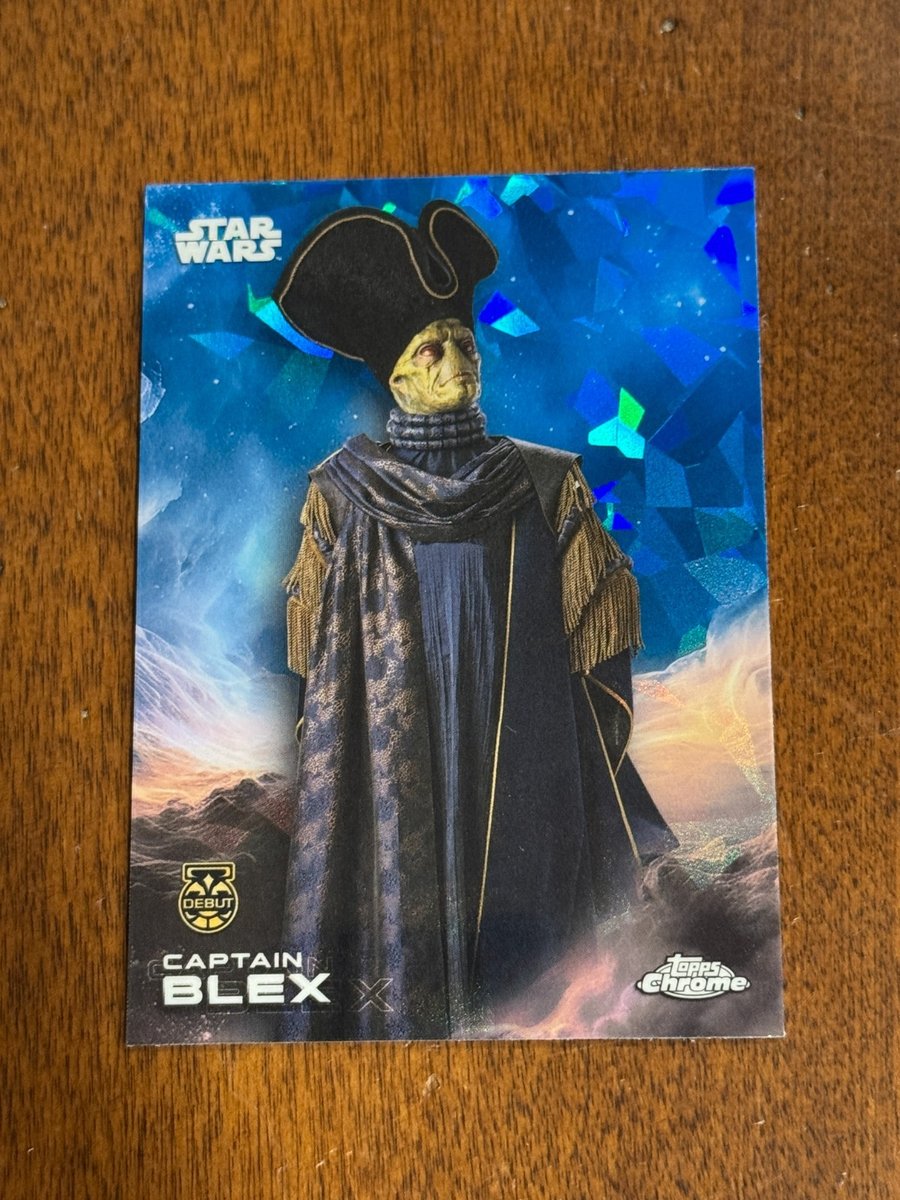 2025 Topps Chrome Star Wars Zaffiro Capitano Blex #15