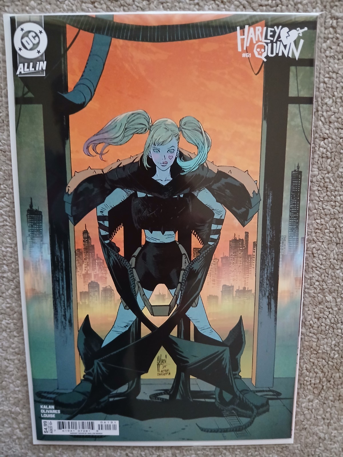 Harley Quinn #61 Cover C Guillem March Absolute Batman #1 Homage 