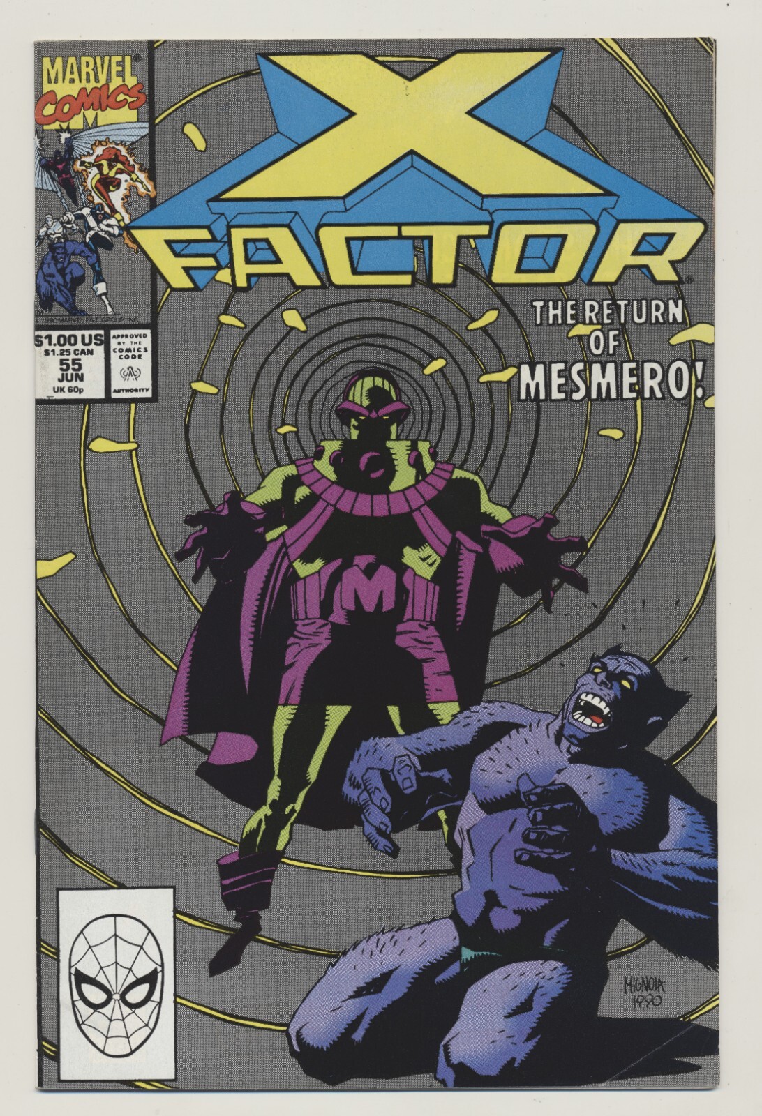 X-Factor # 55 giugno 1990 Marvel Comics FN/VF 7.0