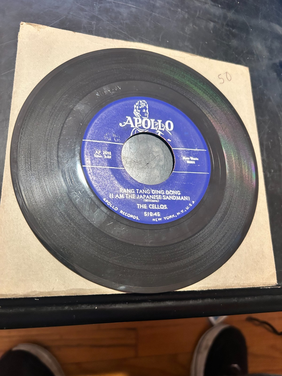 The Cellos – Rang Tang Ding Dong (I Am The Japanese Sandman) Apollo Mint-