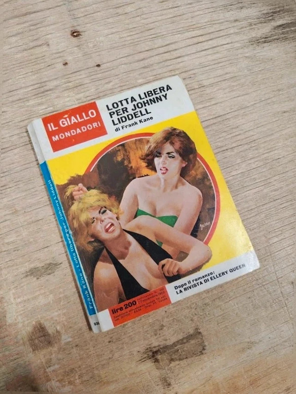 Libro Il giallo Mondadori Lotta Libera Per Johnny Liddell 1966  -