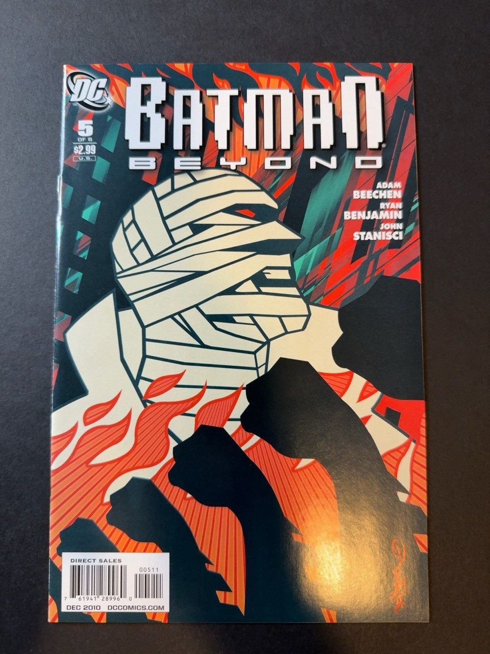 Batman Beyond #5 2010 DC Dustin Nguyen Adam Beechen 9.2