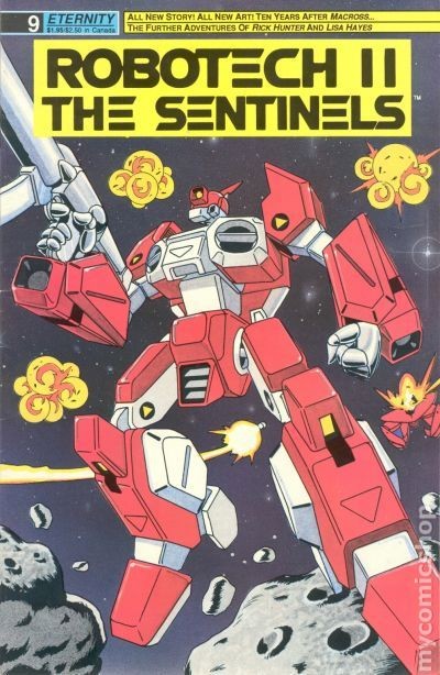 Robotech 2 Le Sentinelle Libro 1 #9 VF 8.0 1989 Immagine Stock