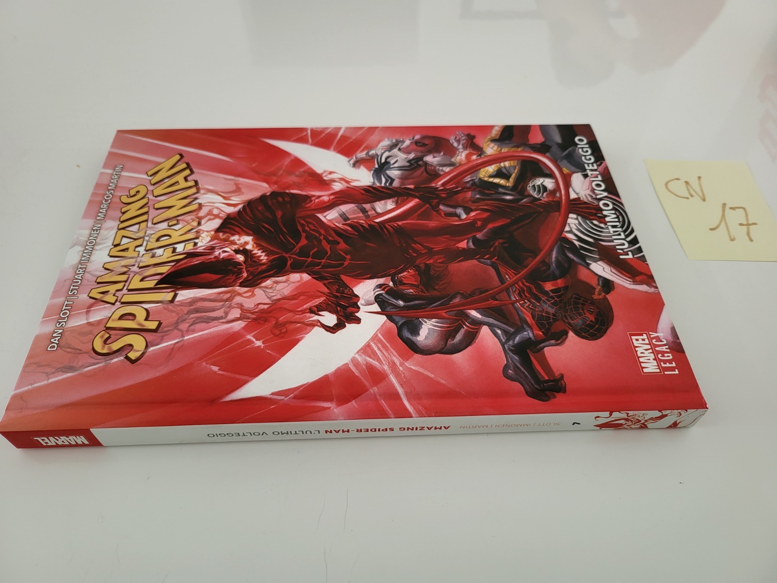 AMAZING SPIDERMAN 7 l'ultimo volteggio PRIMA EDIZIONE cartonato panini CN17