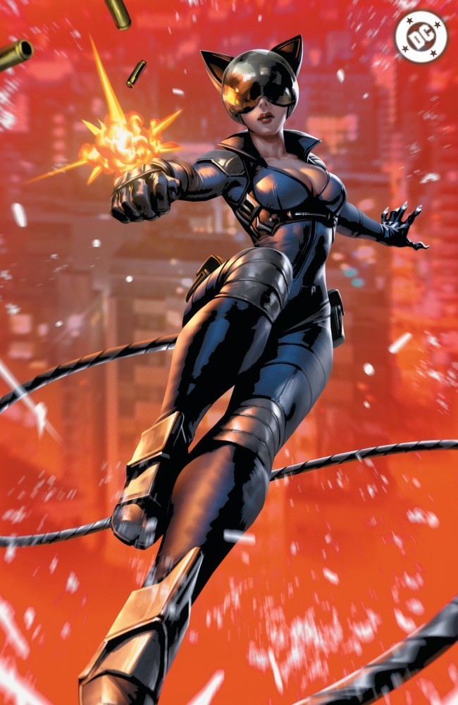 Absolute Catwoman #01 Derrick Chew variante lamina rossa DC Comics