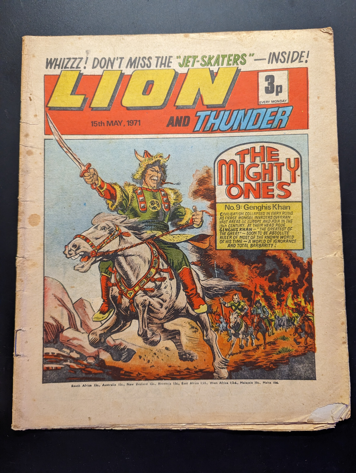Lion and Thunder Comic 15th May 1971.