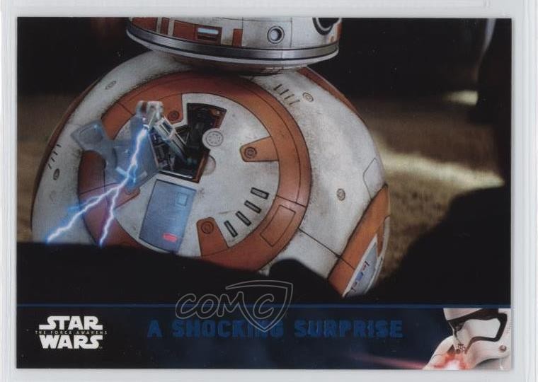 2016 Topps Star Wars: The Force Awakens Series 2 Lightsaber Blue #30 2k3