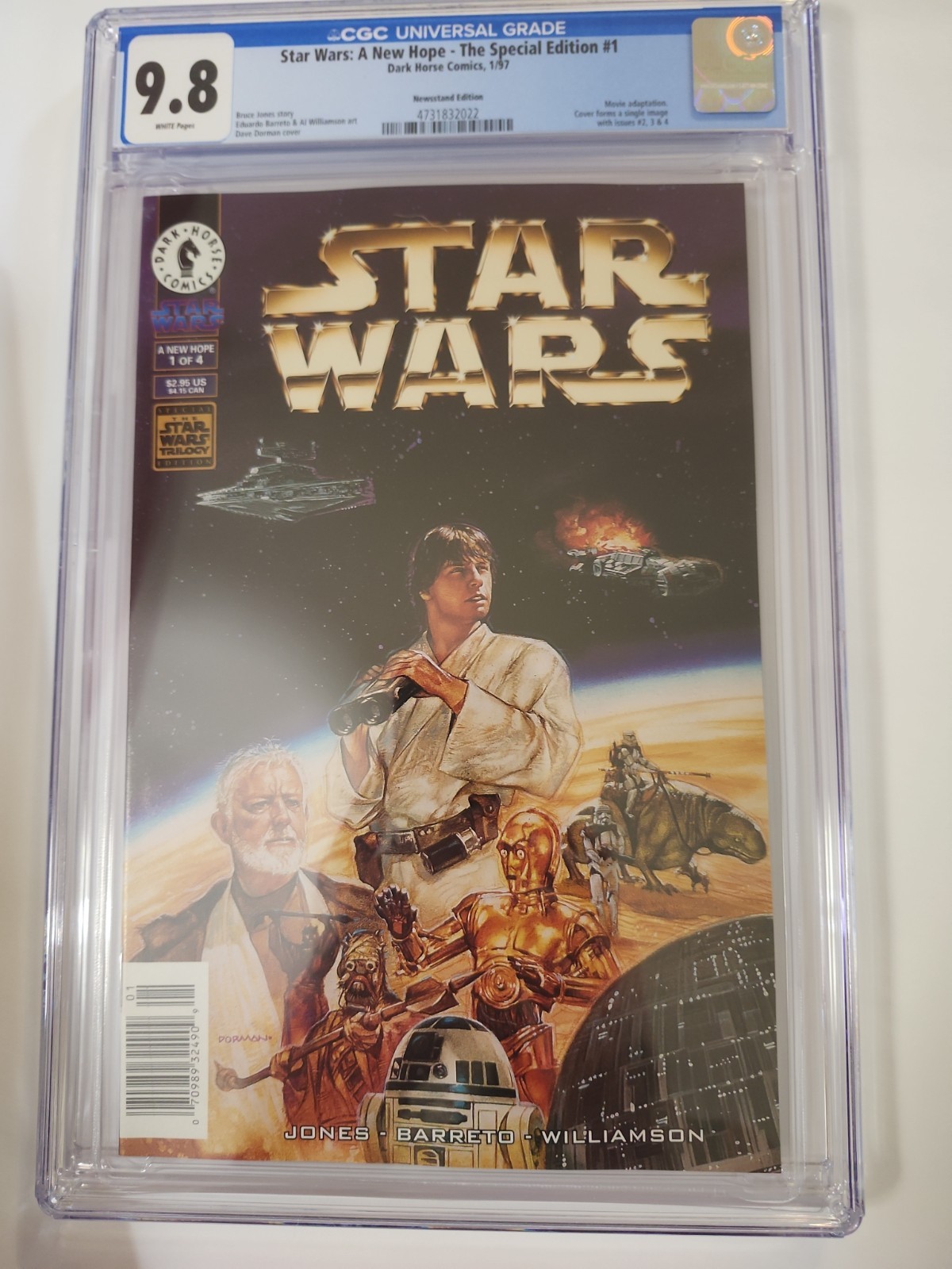 Star Wars: Una Nuova Speranza - L'Edizione Speciale #1 Rara EDICOLA CGC 9.8 Dark Horse