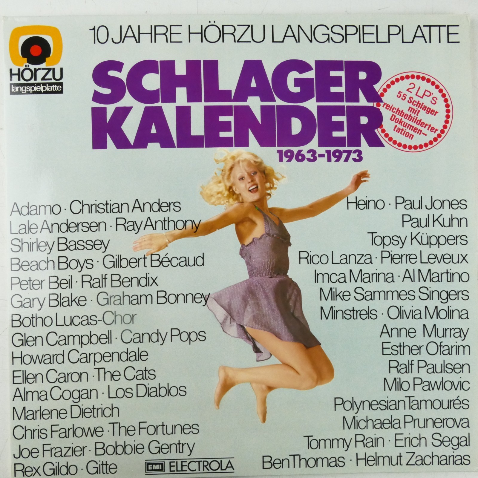 Schlager Kalender 1963-1973 EMI SHZE600/601 LP-11529