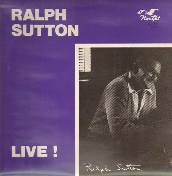 Ralph Sutton Live! LP in vinile Flyright Records quasi come nuovo
