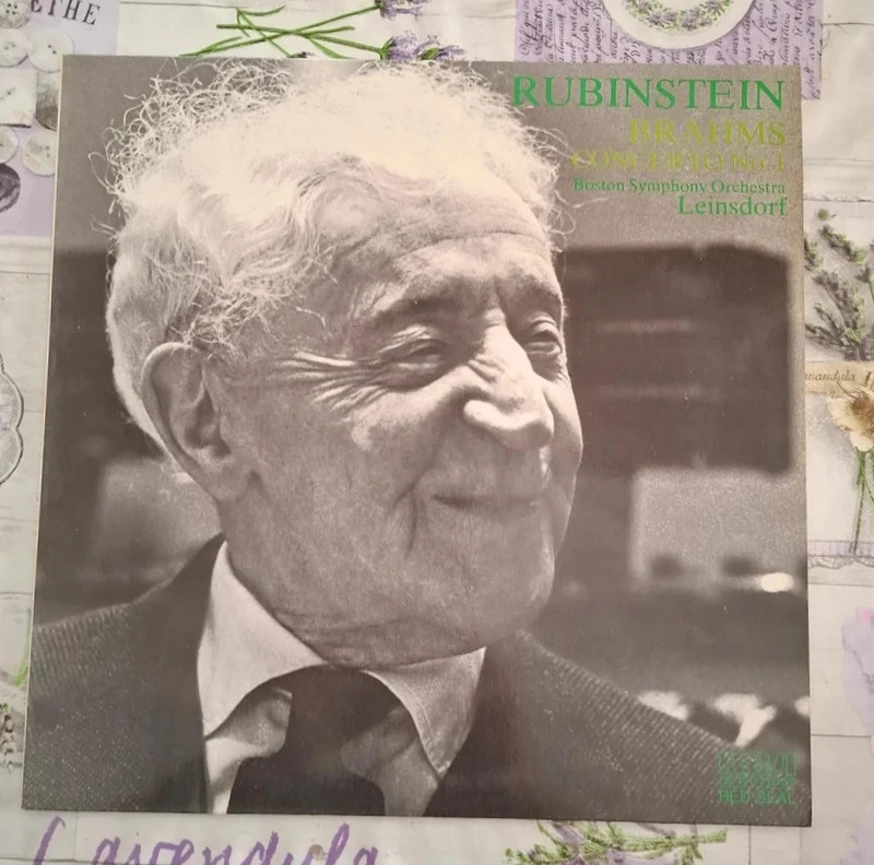33 giri - Arthur Rubinstein - Concerto per pianoforte n. 1 in re minore, op. 15 di Johannes Brahms
