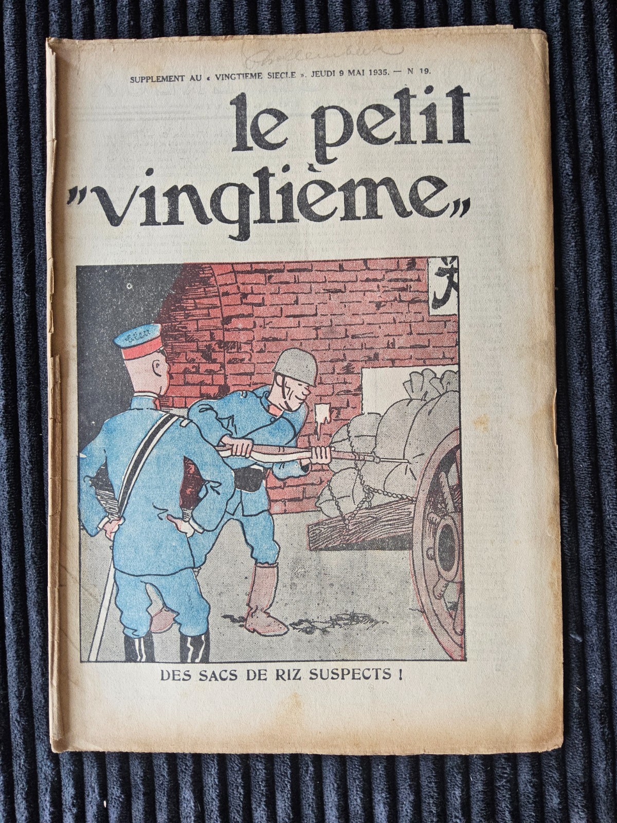 Tintin - Petit Vingtième - Numéro 19 de 1935