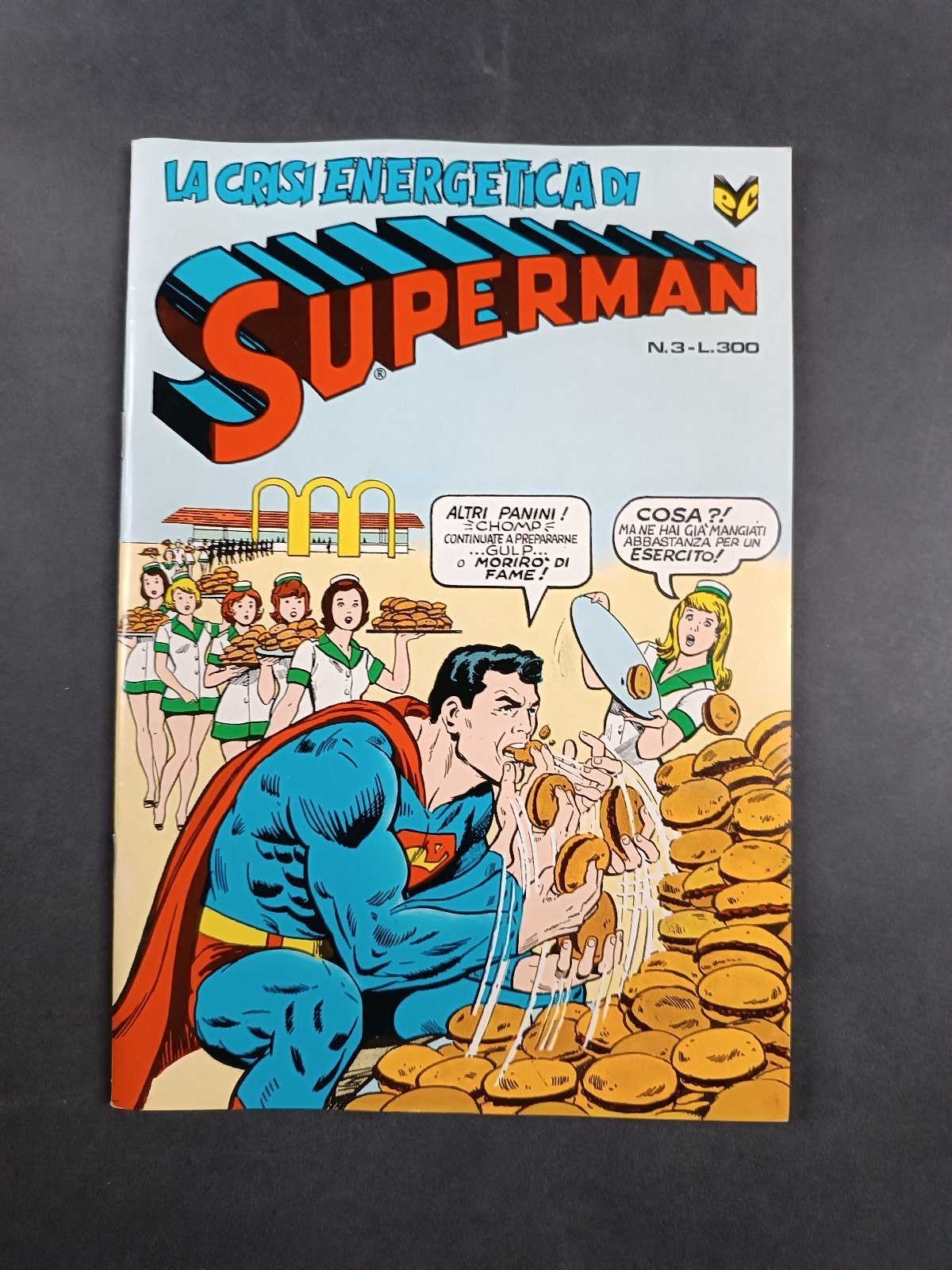 Fumetto Superman n.3 La Crisi Energetica Cenisio 1976