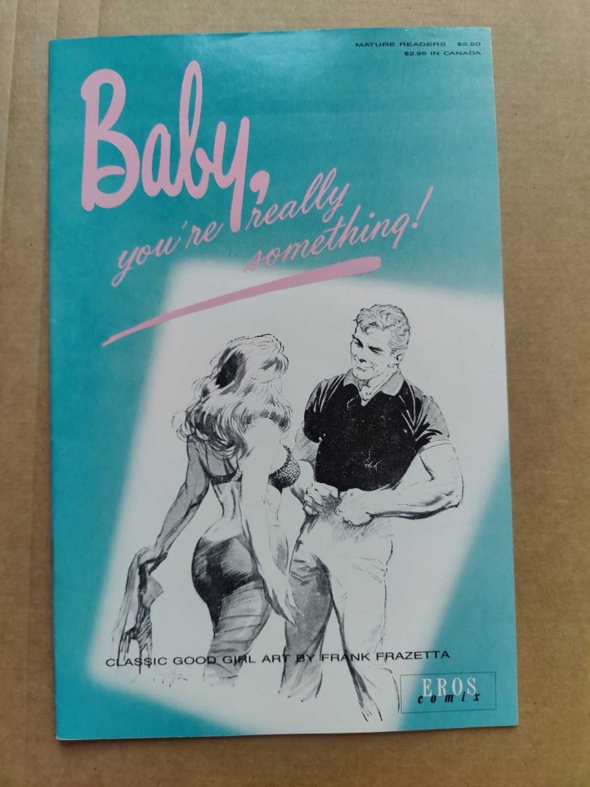 Baby, sei davvero qualcosa! Classic Good Girl Art Frank Frazetta 1990 FN