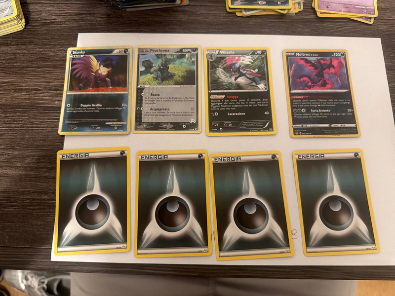 Lotto pokemon carte oscurita ita Near Mint