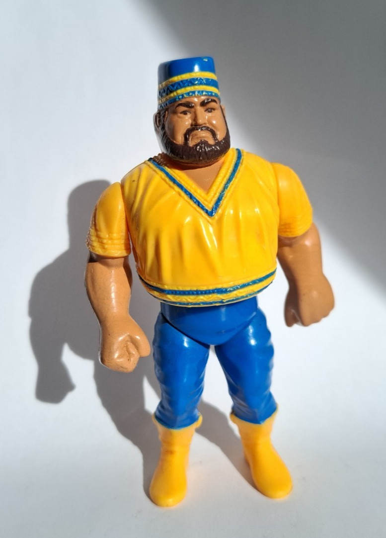 WWF/WWE Modellino Akeem Wrestling 4,5" Serie 1 Hasbro 1990