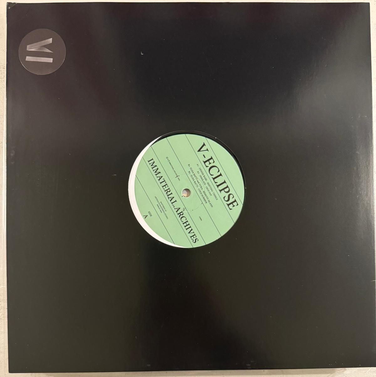 V-ECLIPSE - ELISA BATTI - IMMATERIAL ARCHIVES - VINYL EP BLACK - VG+ - A5