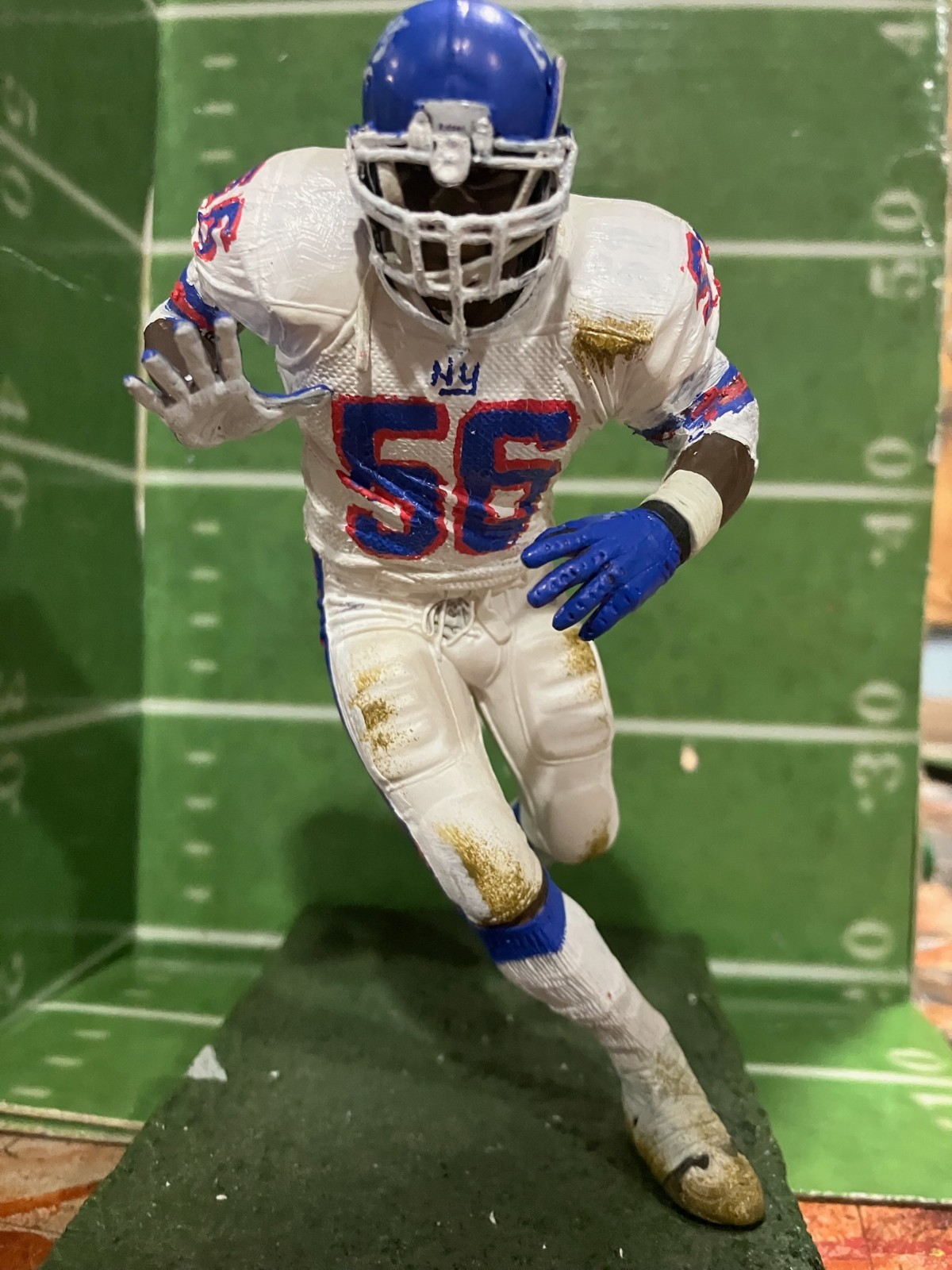 mcfarlane football figure custom 6" NEW YORK GIANTS LAWRENCE TAYLOR