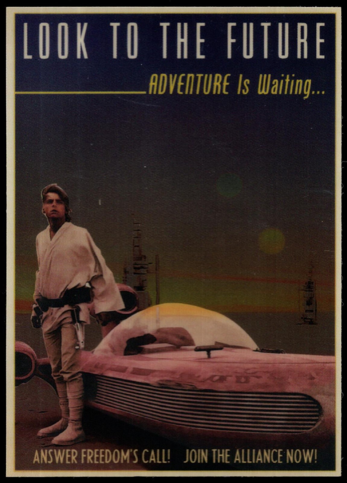 2014 Star Wars Chrome Perspectives "PROPAGANDA RIBELLE" #2...GUARDA AL FUTURO