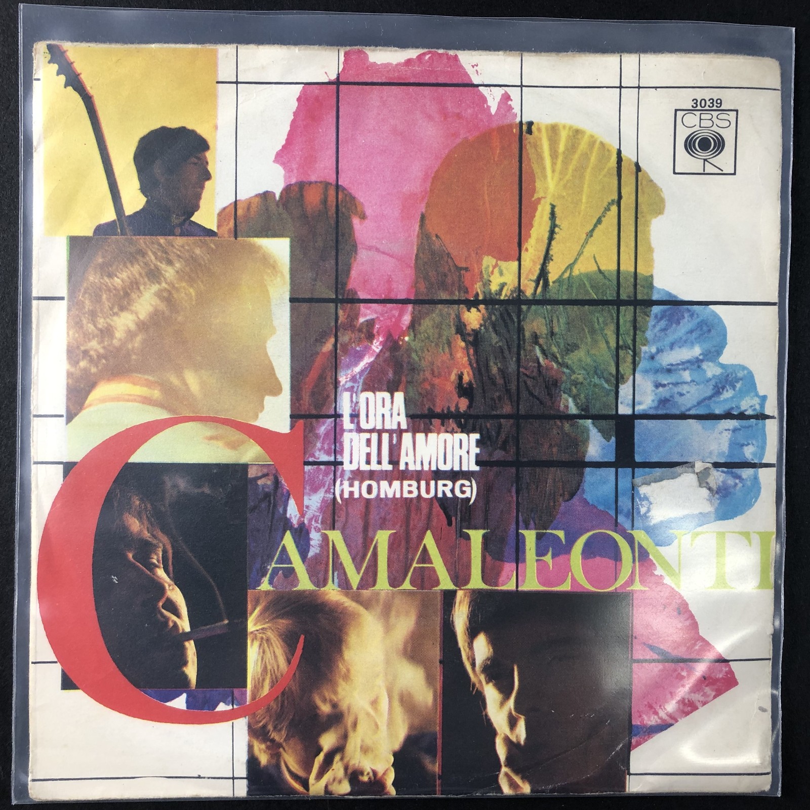 7'' - I Camaleonti – L'Ora Dell'Amore (CV Homburg Procol Harum) - 1967 CBS