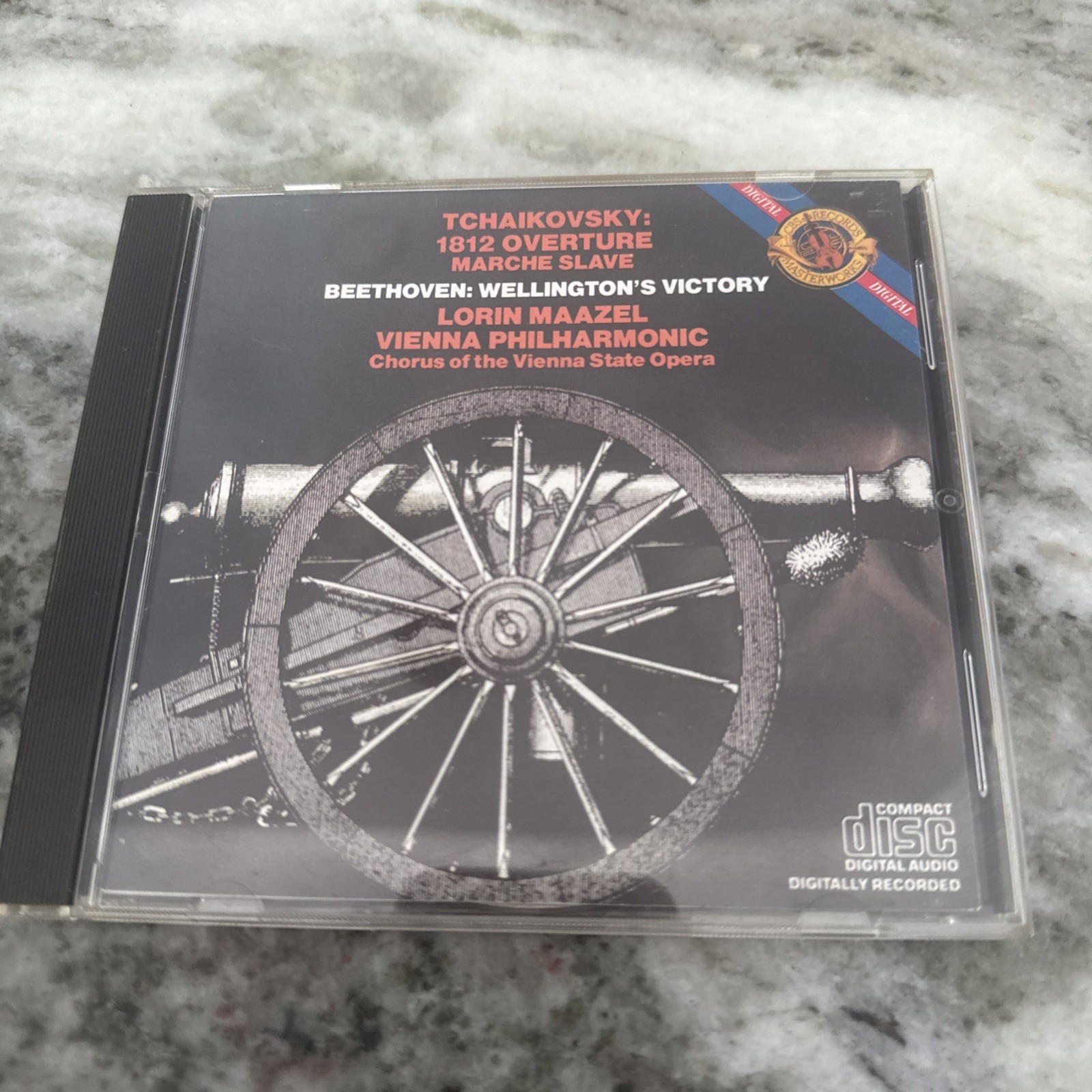 Tchaikovsky: 1812 Overture, Beethoven: Wellington's Victory by Maazel (Cd 1982)